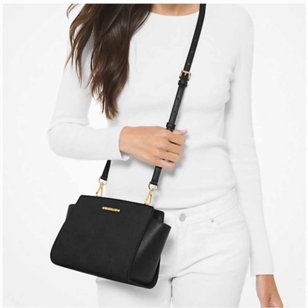 Michael Kors Black Crossbody Bag Selma Small